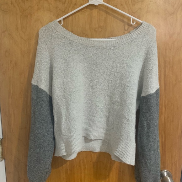 colorblock slouchy sweater
